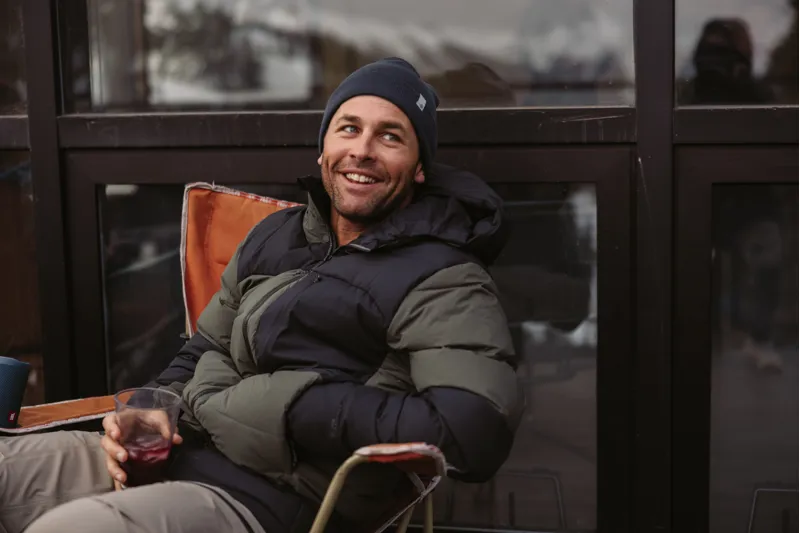 Artilect Mens High AF Down Stretch Parka Fossil / Black-10